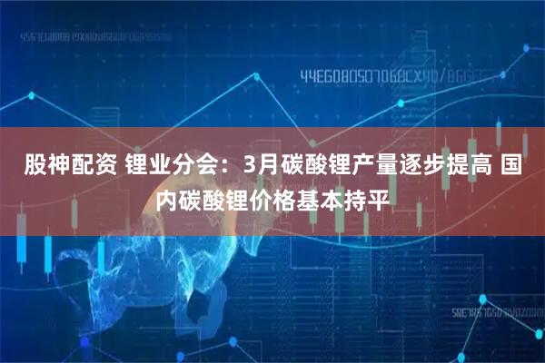股神配资 锂业分会：3月碳酸锂产量逐步提高 国内碳酸锂价格基本持平