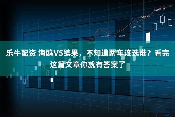 乐牛配资 海鸥VS缤果，不知道两车该选谁？看完这篇文章你就有答案了