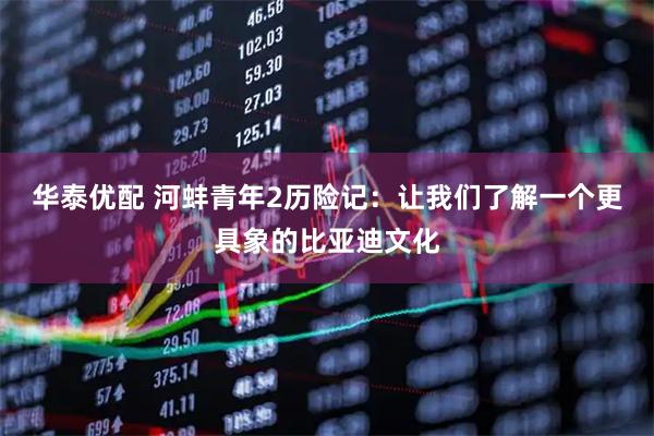 华泰优配 河蚌青年2历险记：让我们了解一个更具象的比亚迪文化